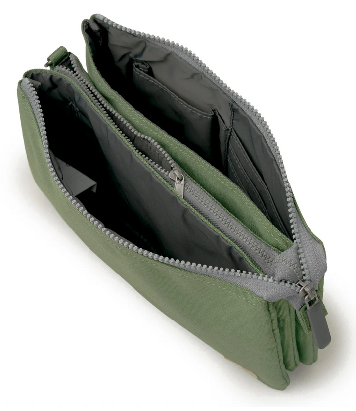 Carnaby Crossbody Granite Recycled Canvas- XL