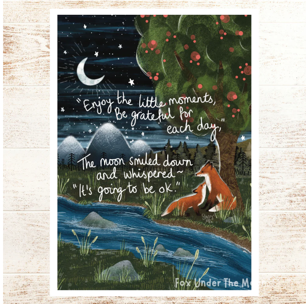 'Grateful' Art Print
