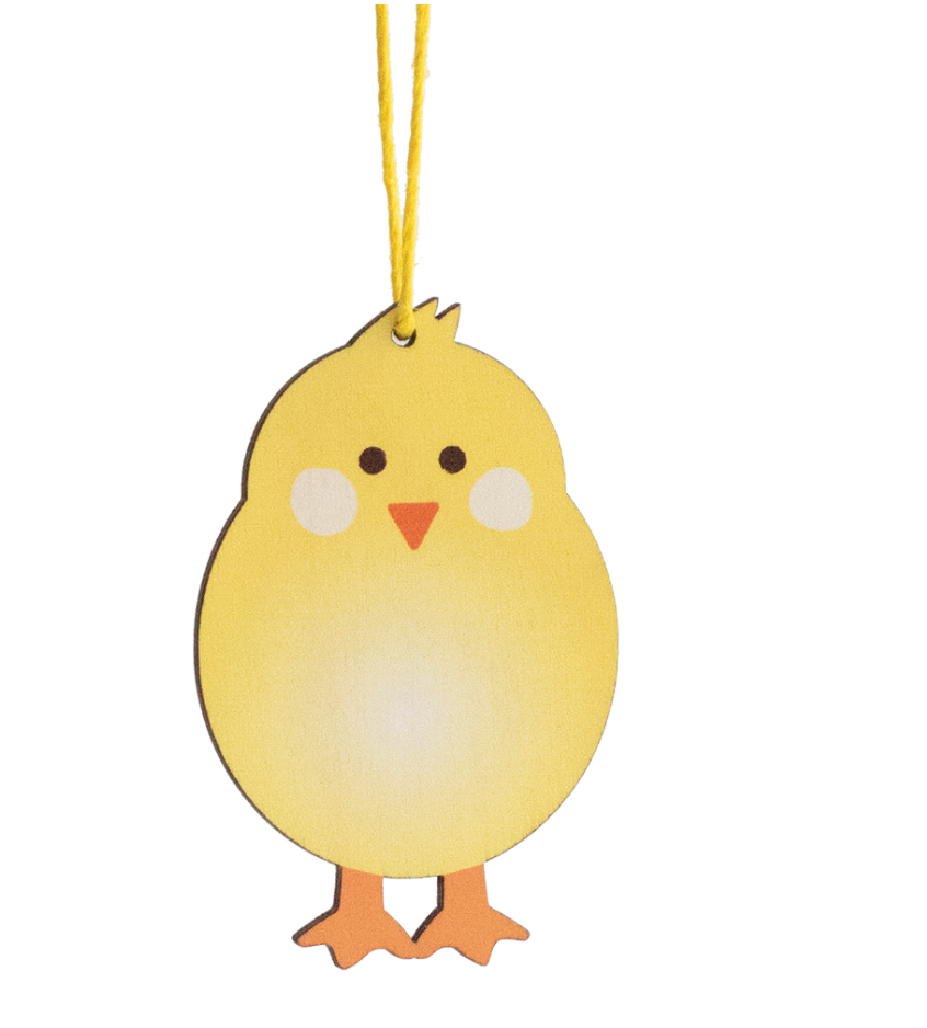 Wooden Chick Decoration