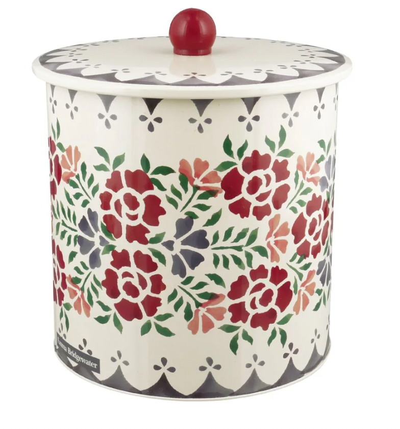 Antique Roses Biscuit Barrel