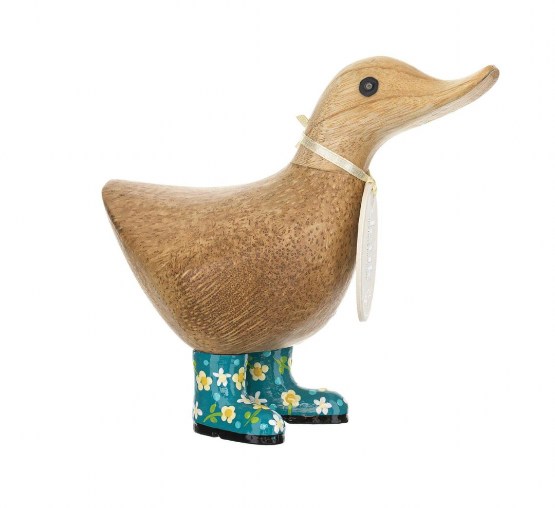 DCUK Floral Boots Ducky