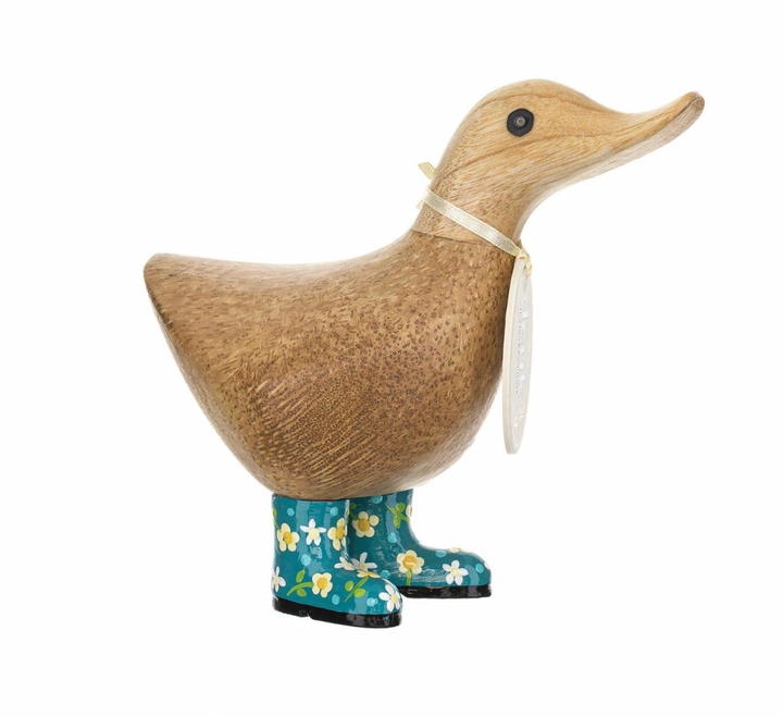 DCUK Floral Boots Ducky