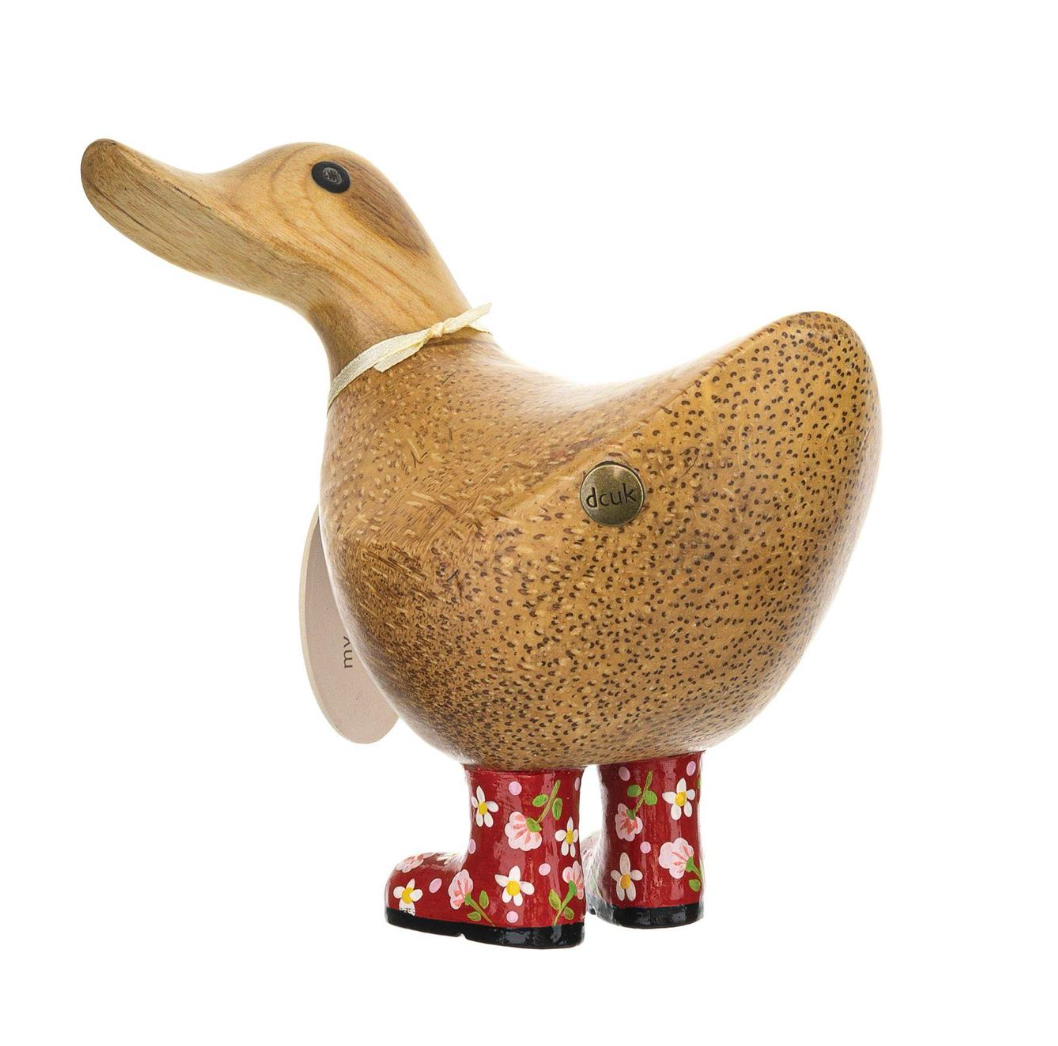 DCUK Floral Boots Ducky