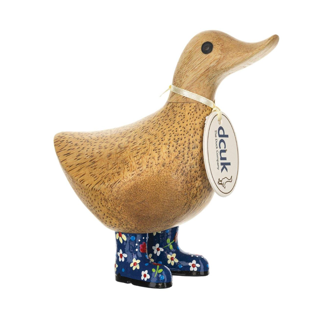 DCUK Floral Boots Ducky