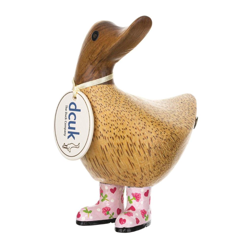DCUK Floral Boots Ducky