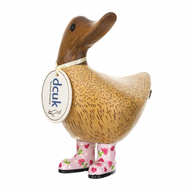 DCUK Floral Boots Ducky
