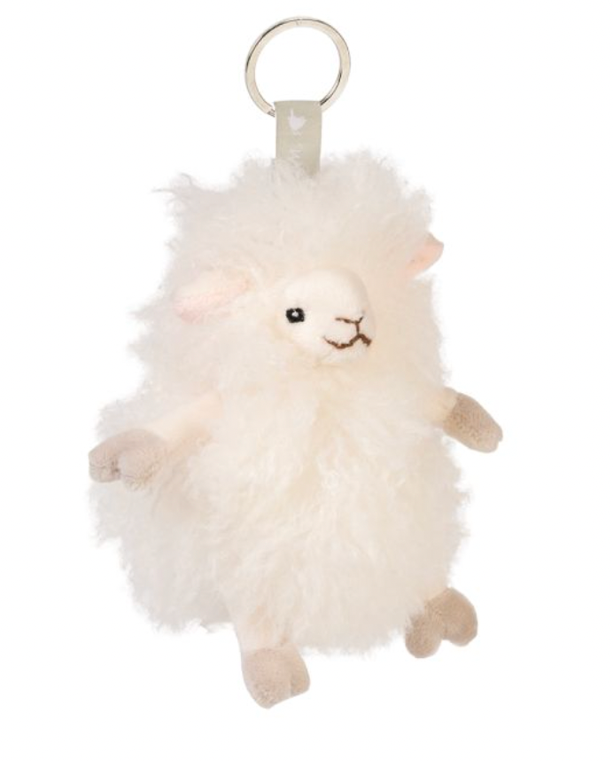 'Beryl' Sheep Plush Character Keyring