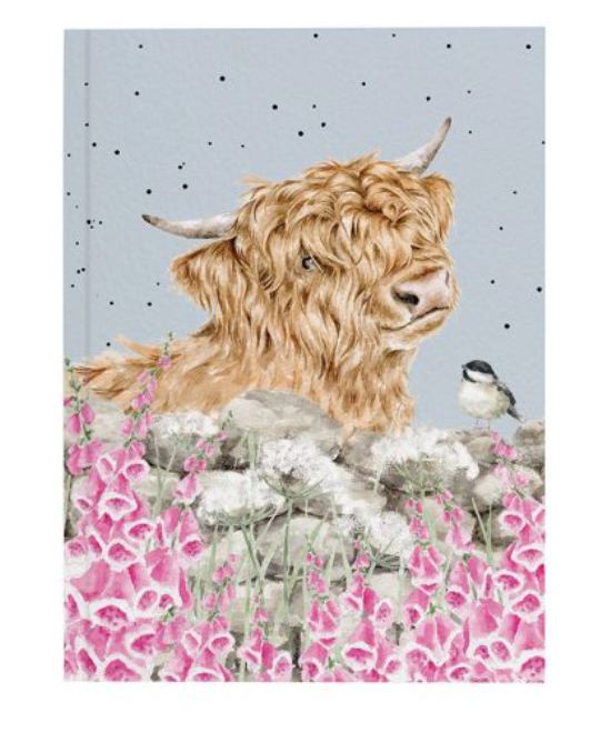 'Just for Moo' Highland Cow A6 Notebook
