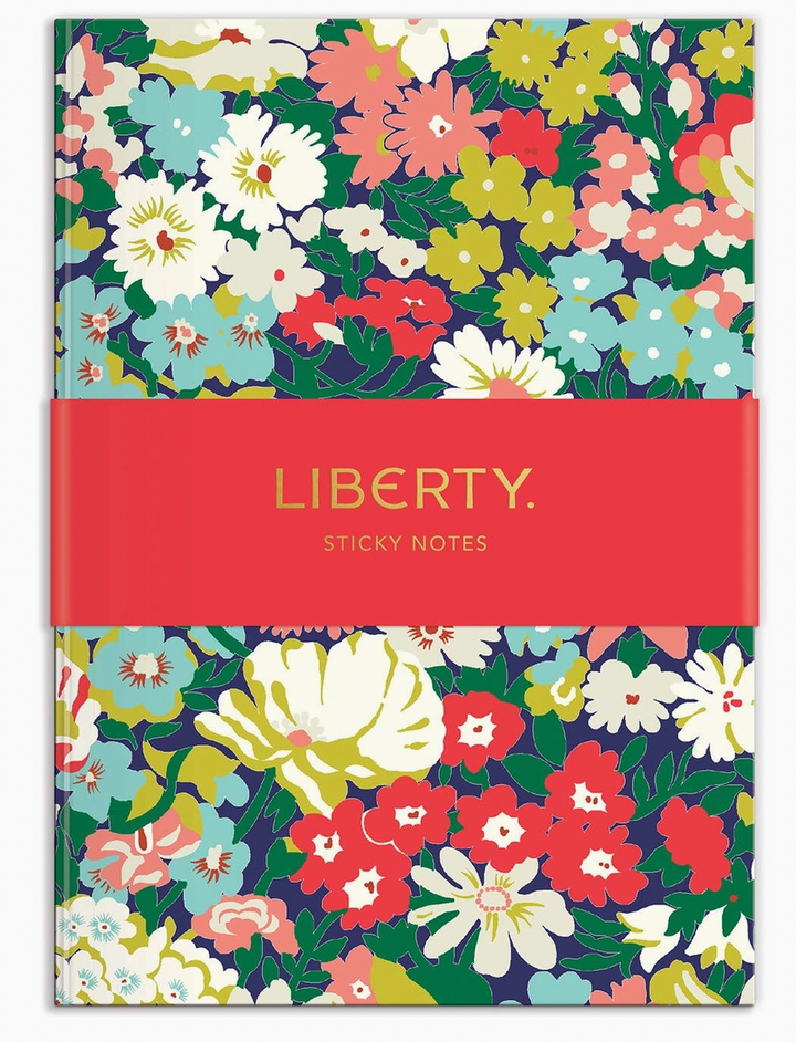 Liberty Floral Sticky Notes Hard Cover Book