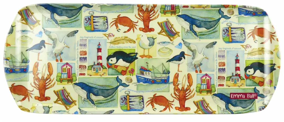 Coastal Pieces Sandwich Tray