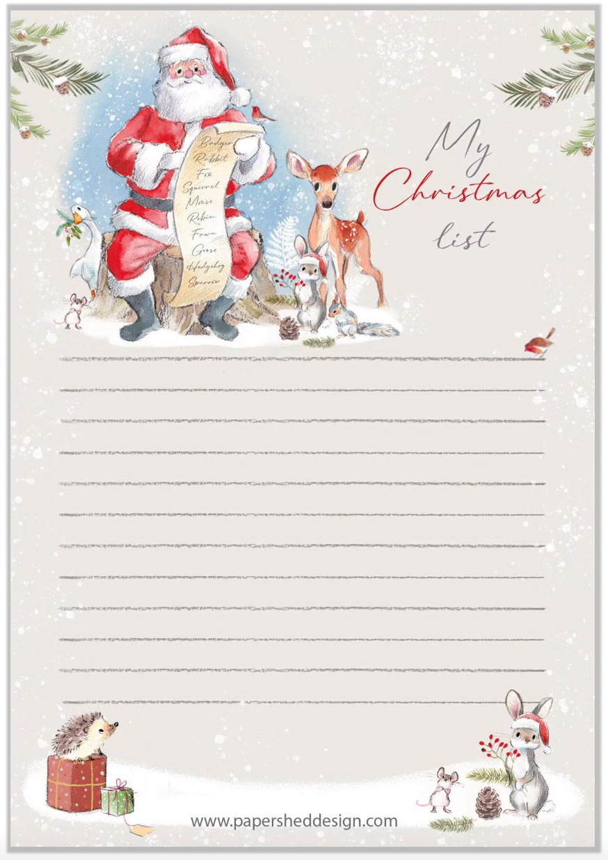 Santa's List 'My Christmas List' Note Pad