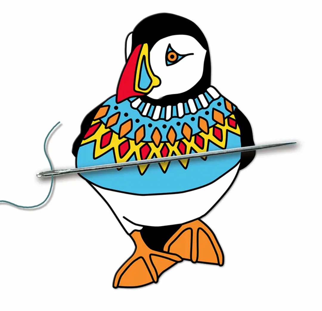 Woolly Puffin Needle Minder
