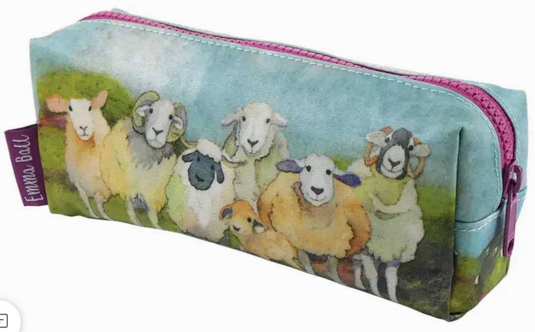 Felted Sheep Pencil Case