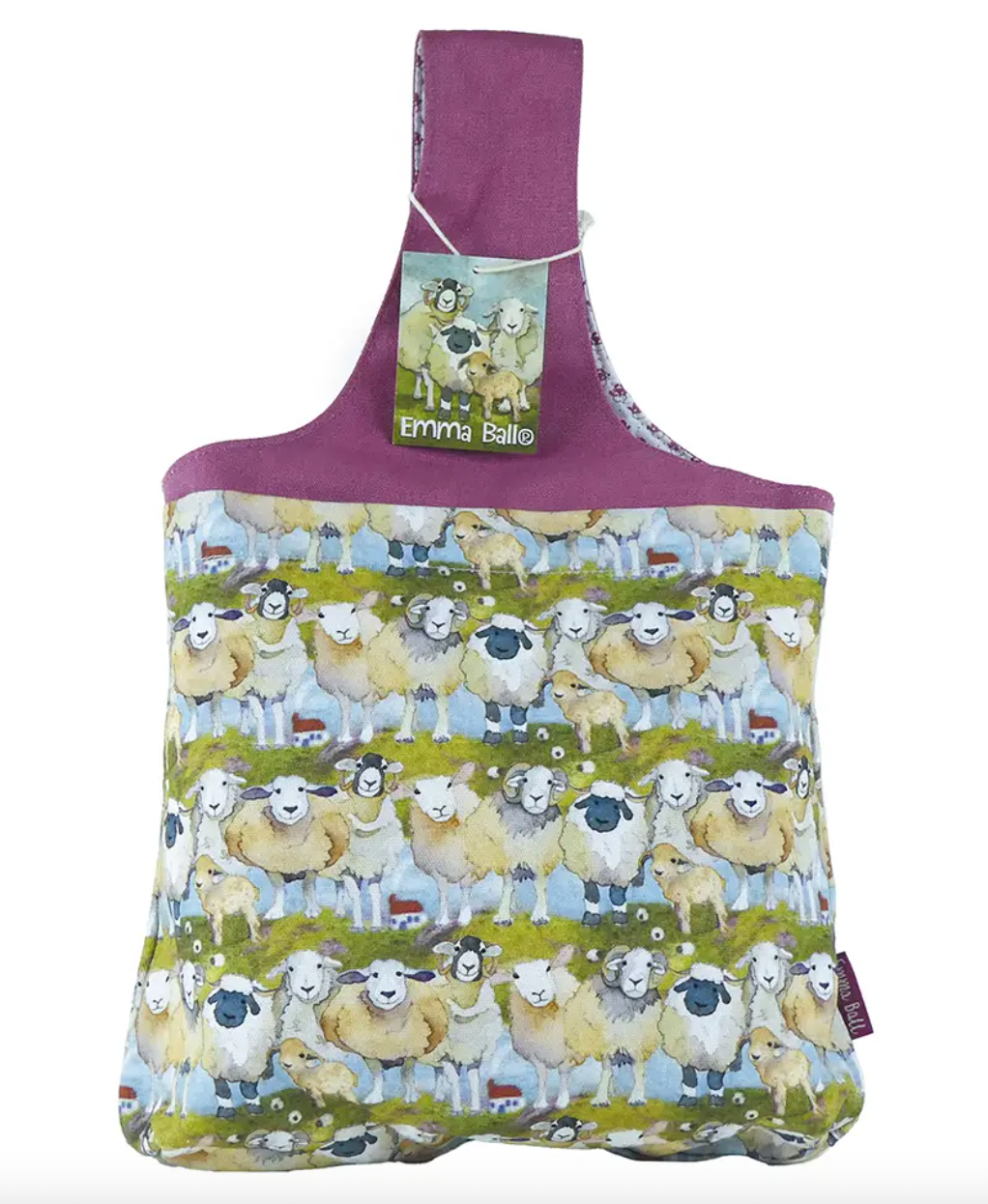 Felted Sheep Large Wrist Bag