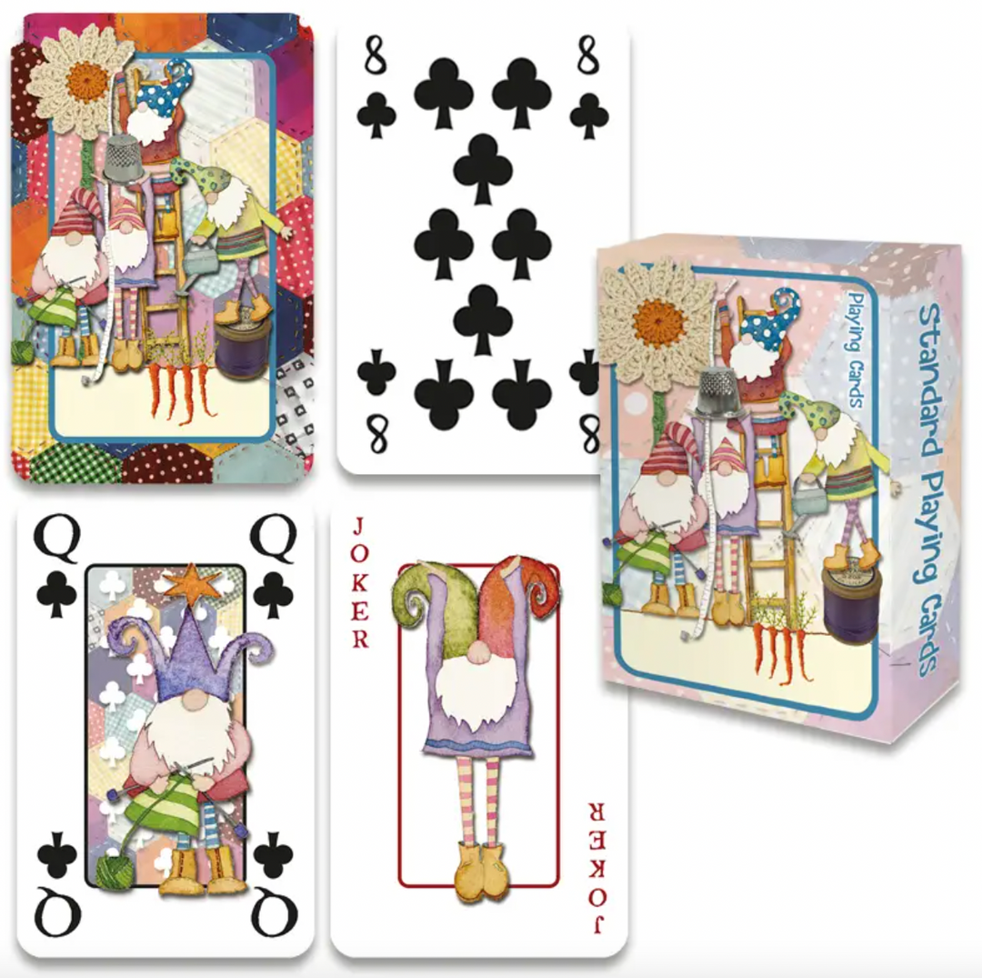 Crafting Gnomes Playing Cards