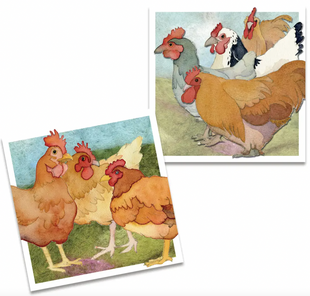 Hen Party Pack of 10 Mini Notecards