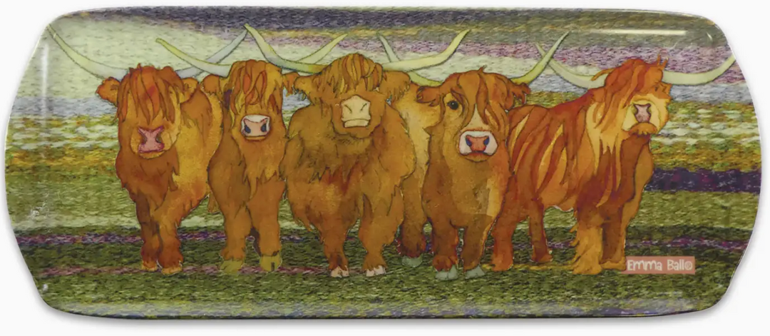 Highland Coo Sandwich Tray