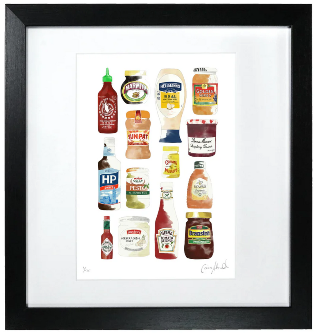 Store Cupboard Framed Print by Corinne Alexander