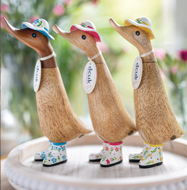 DCUK Duckling with White Flower Hat and Boots