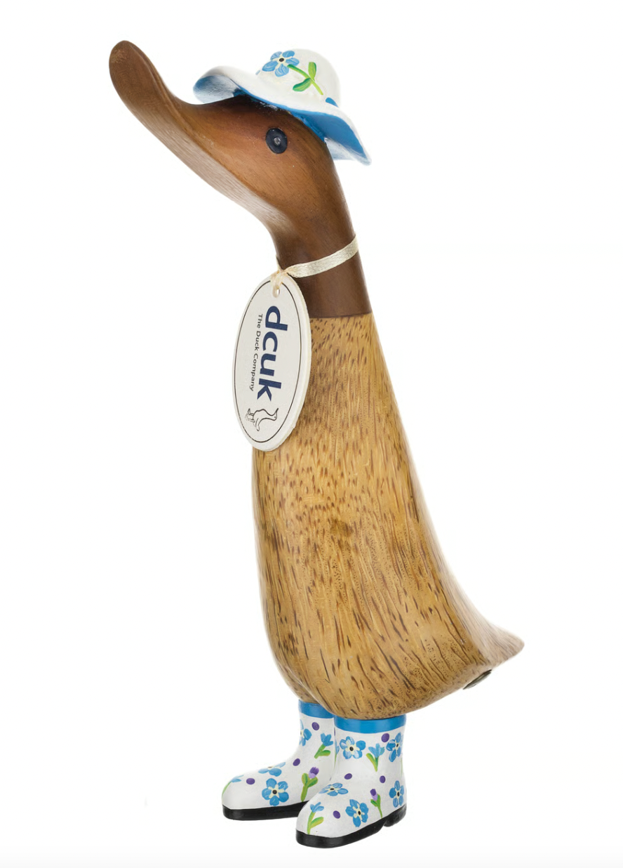 DCUK Duckling with White Flower Hat and Boots