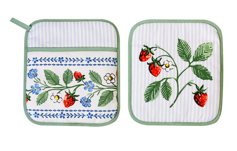 Strawberry Patch Pot Mitt