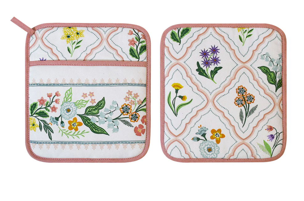 Petals & Prose Pot Mitt