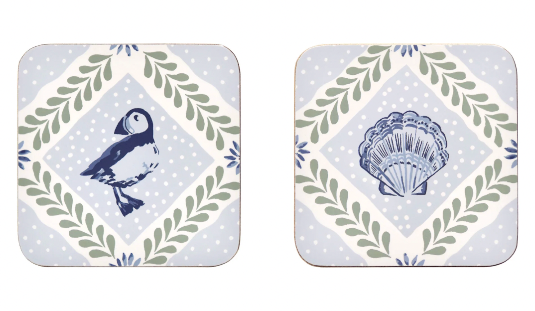 Coastal Treasures Coasters - Set of 4