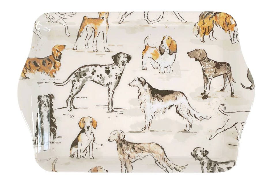 Country Dogs Small Scatter Tray