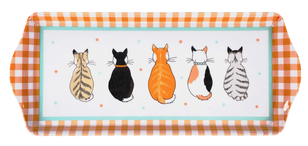Cats in Waiting Sandwich Tray