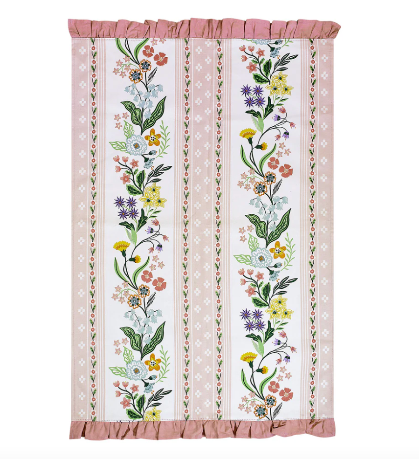 Petals & Prose Cotton Tea Towel