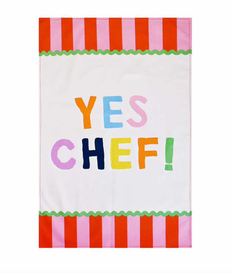 Yes Chef Cotton Tea Towel