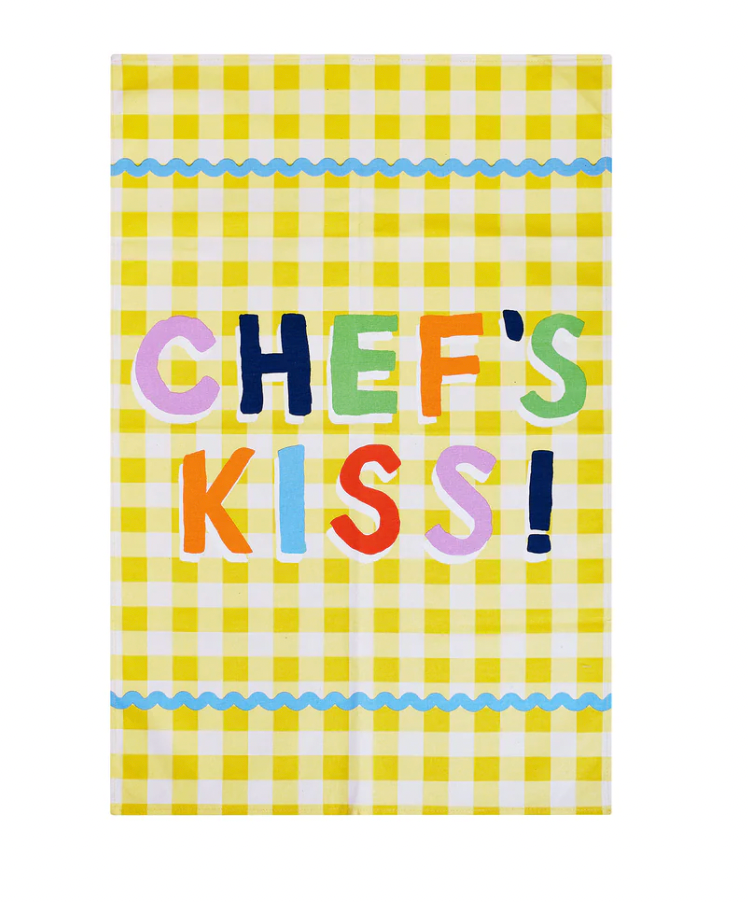 Chef's Kiss Cotton Tea Towel