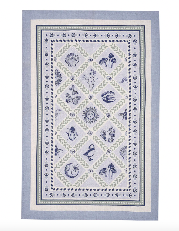 Coastal Treasures Cotton Tea Towel