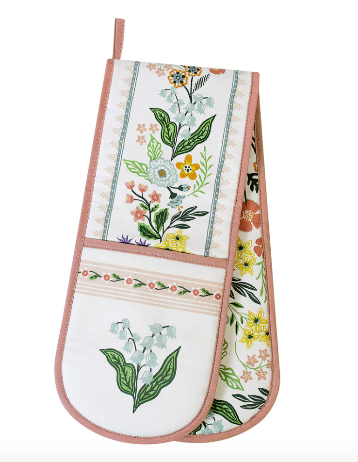 Petals & Prose Double Oven Glove