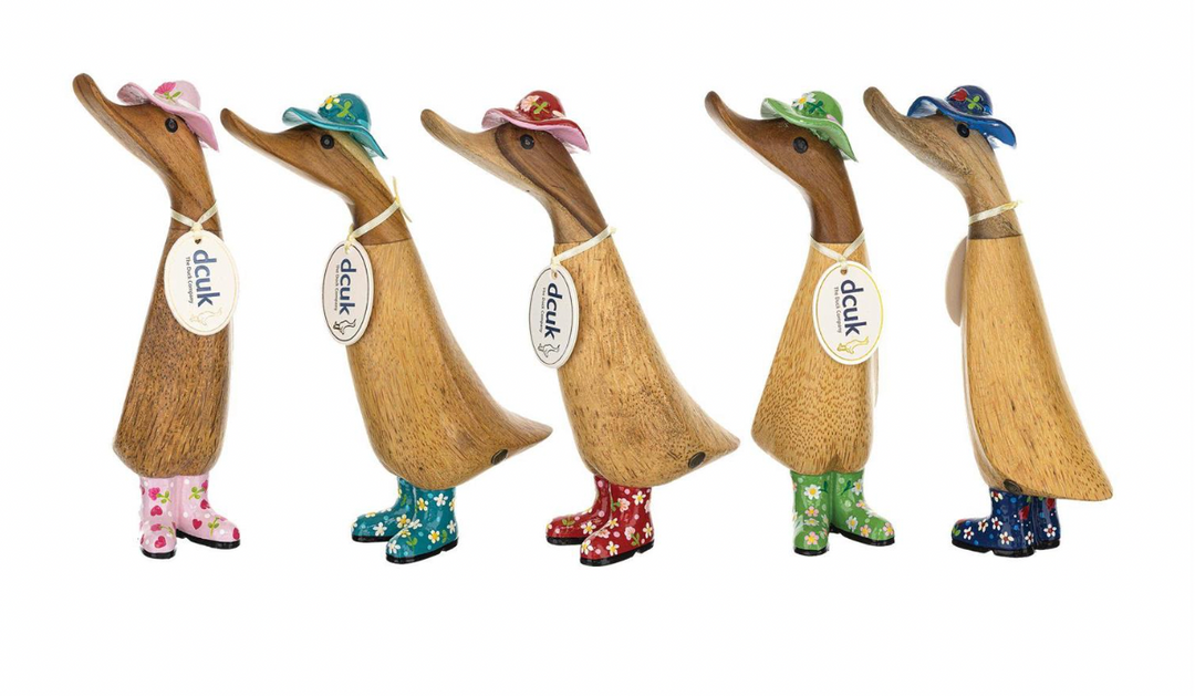 DCUK Ducklings with Floral Hat & Boots