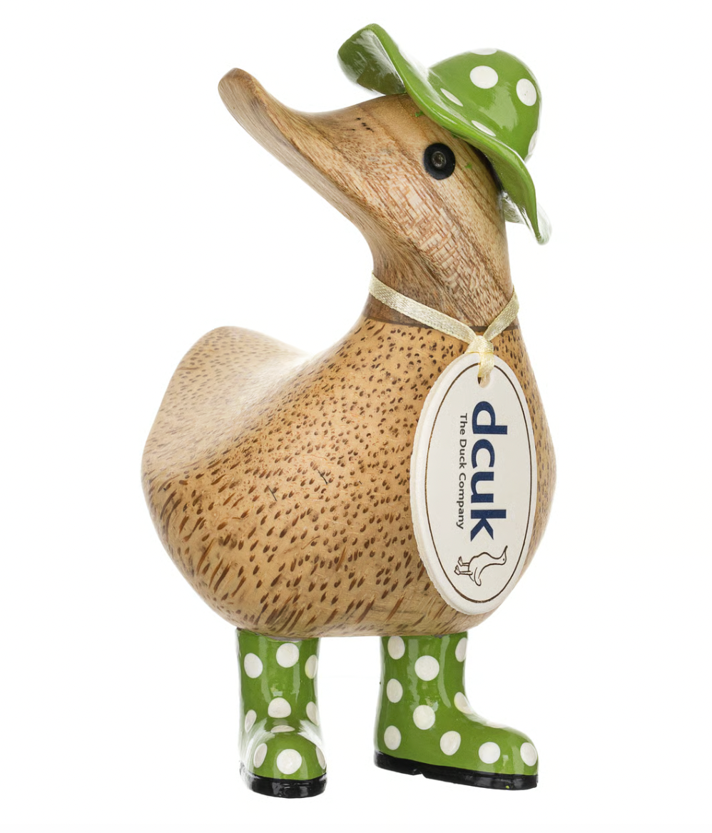 DCUK Spotty Hat and Boots Ducky
