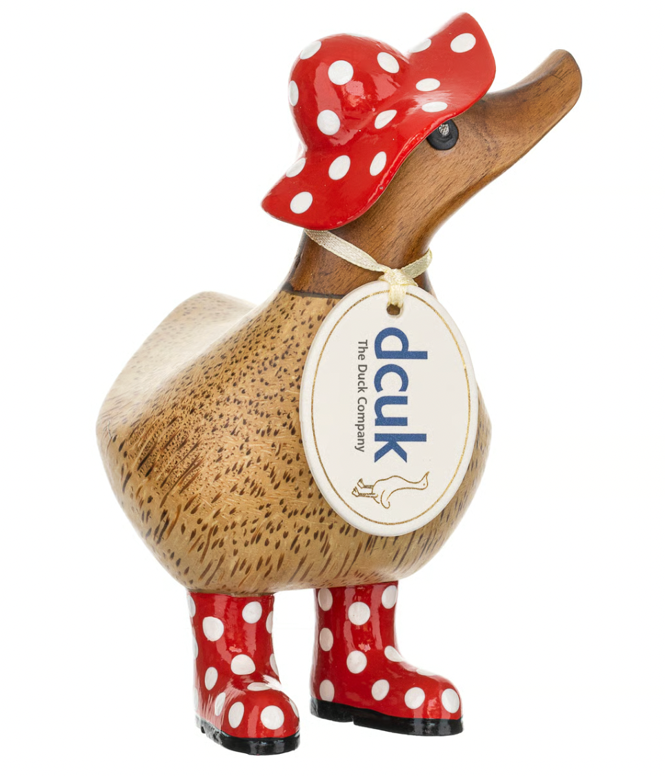 DCUK Spotty Hat and Boots Ducky