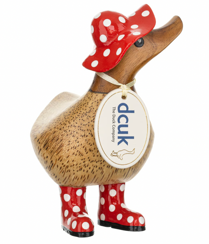 DCUK Spotty Hat and Boots Ducky