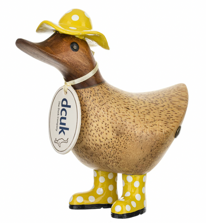 DCUK Spotty Hat and Boots Ducky
