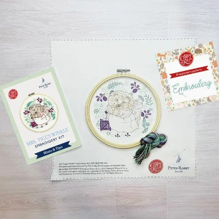 Mrs. Tiggy-Winkle Embroidery Kit