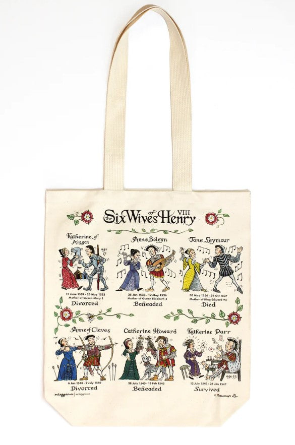 6 Wives of Henry VIII Tote Bag