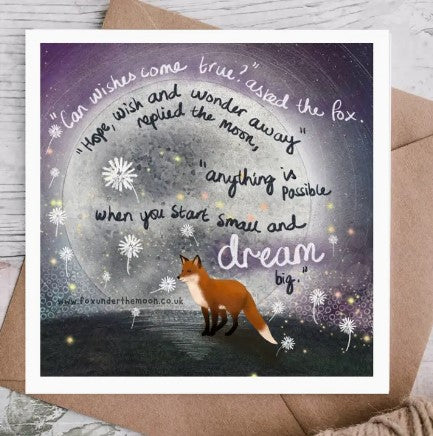 'Wishes' Greeting Card