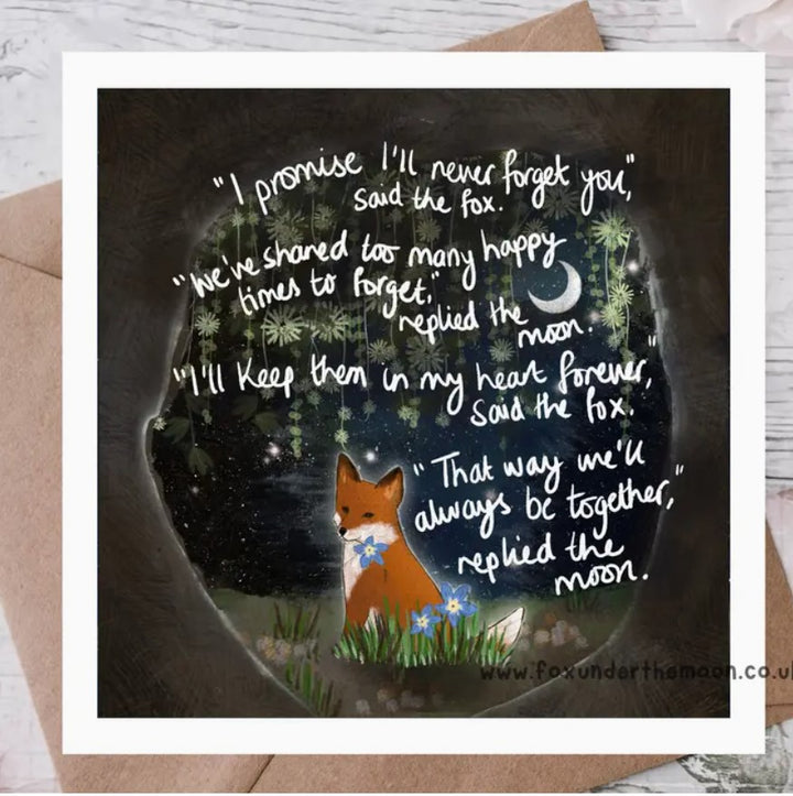 'Forget Me Not' Greeting Card