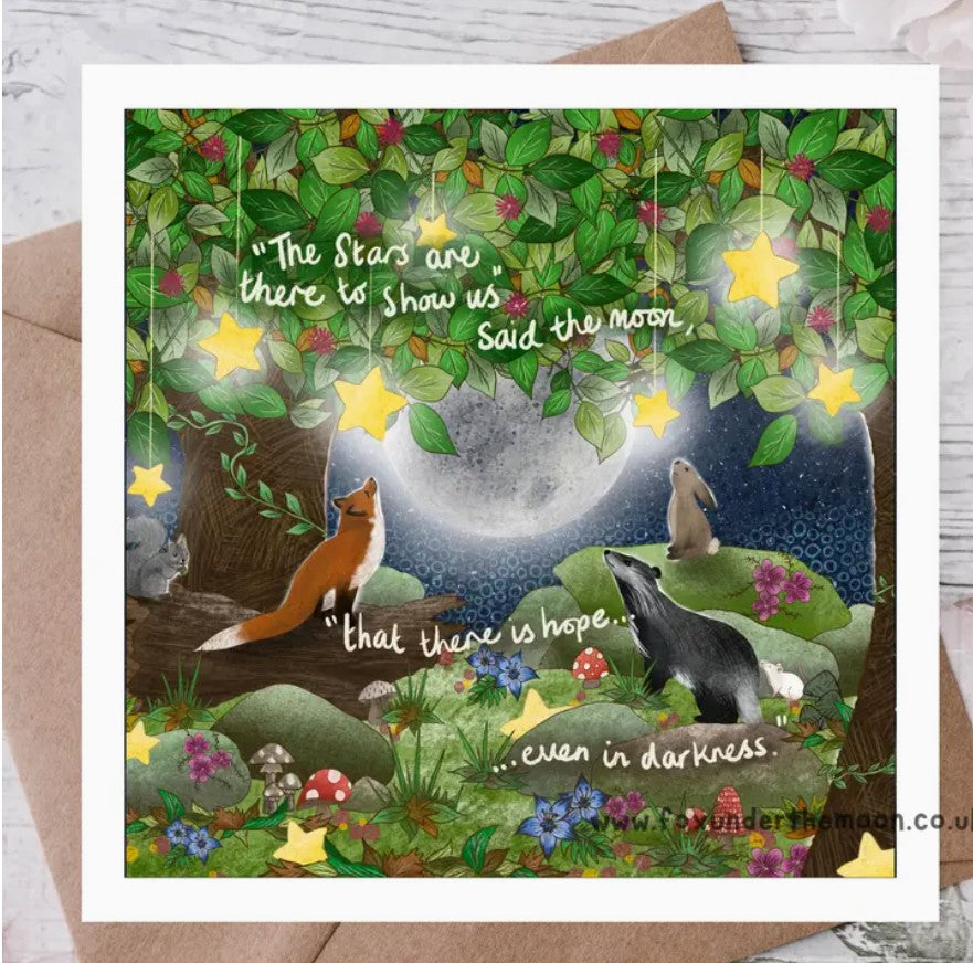 'Counting Stars' Greeting Card