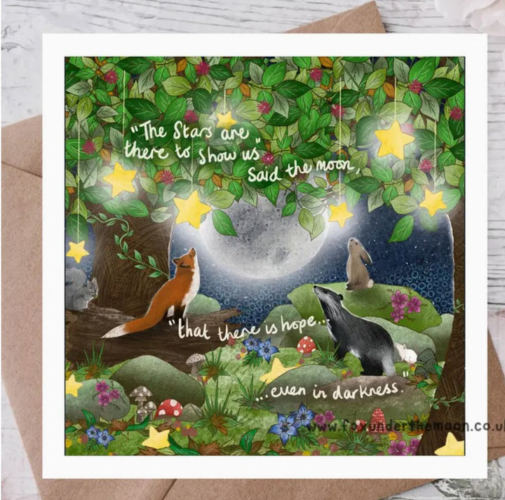 'Counting Stars' Greeting Card