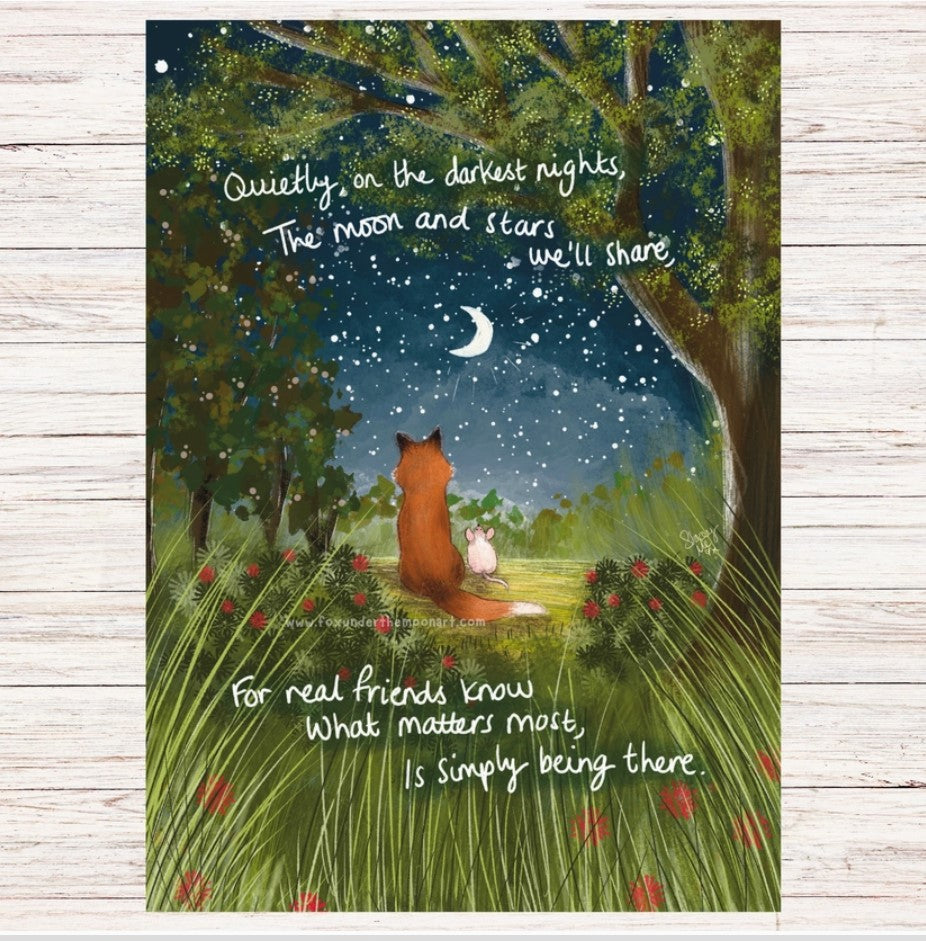 'Being There' Art Print