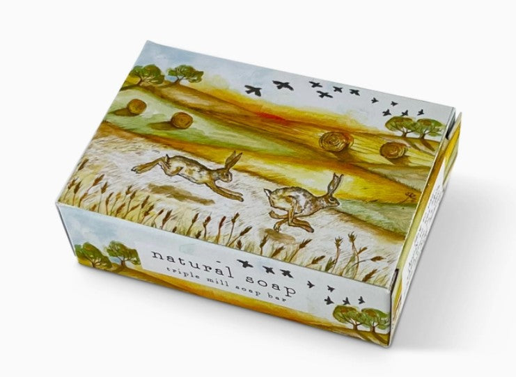 Elderflower & Lemon Natural Soap - Running Hares 100g