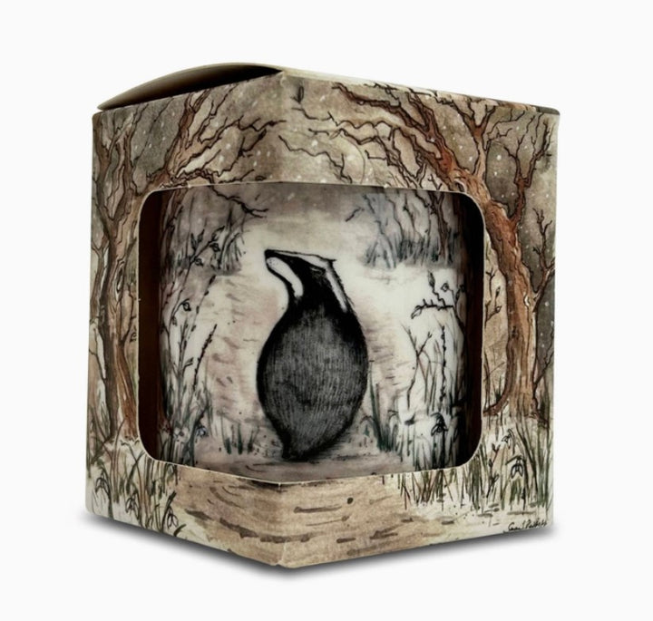 Oakwood & Bergamot China Pot Candle - Badger