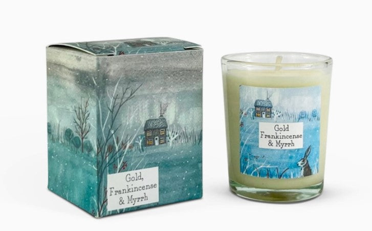 Gold, Frankincense & Myrrh Votive Candle