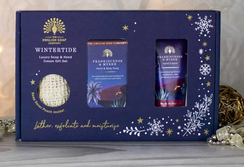 Wintertide "Frankincense & Myrrh" Soap and Hand Cream Gift Set